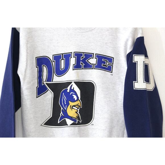 Vintage Kids Duke University Blue Devils Sweatshirt Medium - Picture 2 of 6